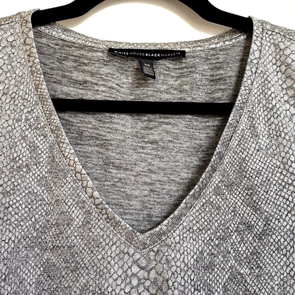 WHBM metallic snake print t-shirt size XS - Picture 7 of 7